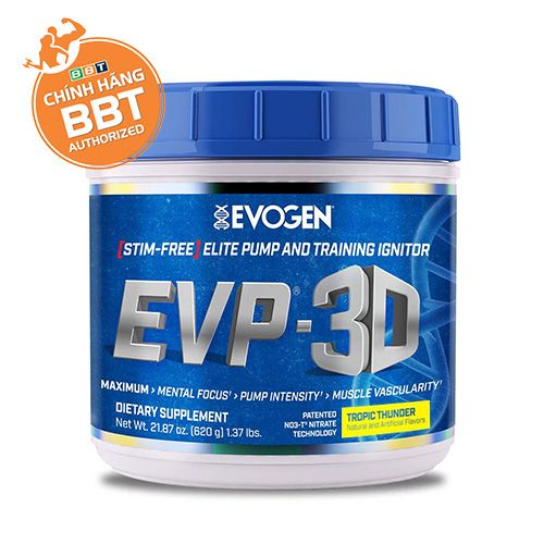 EVP-3D 40 Servings Nguồn Năng Lượng Cao - Siêu Tăng Cơ Không Chất Kích Thích- Không Caffein EVP-3D 40 Servings Nguồn Năng Lượng Cao - Siêu Tăng Cơ Không Chất Kích Thích- Không Caffein