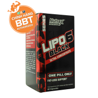 Nutrex Lipo 6 Black Fat Burner 60 Viên