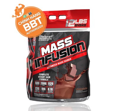 Nutrex Mass Infusion Bịch Lớn 5.45kg